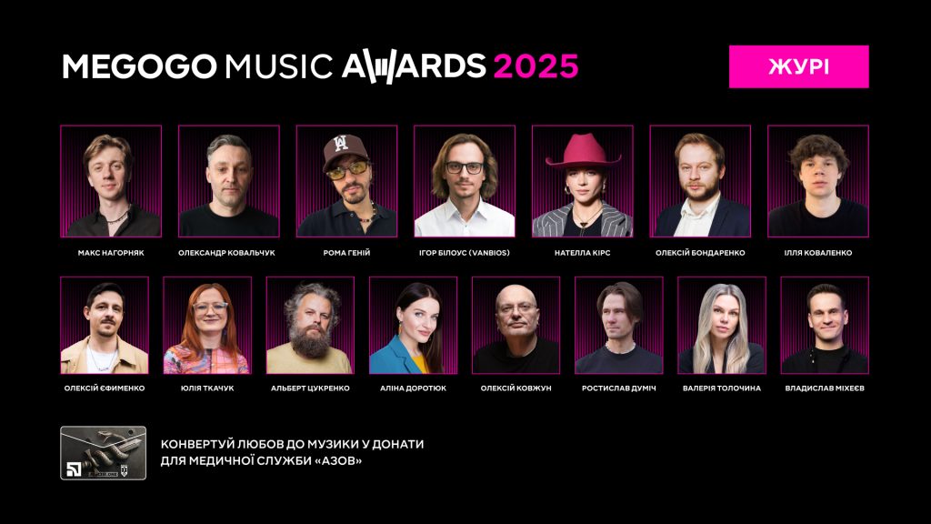 Стартувало голосування MEGOGO MUSIC AWARDS 2025