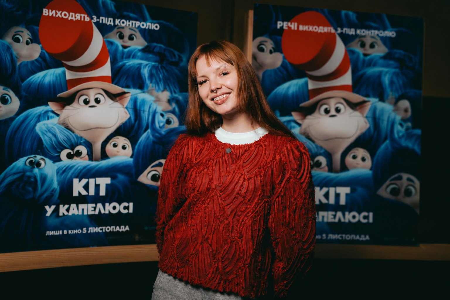 Кажанна озвучила персонажа «Кота у капелюсі»